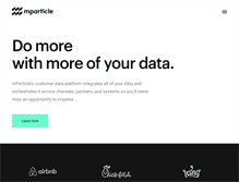 Tablet Screenshot of mparticle.com